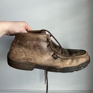 Justin Leather Work Boots